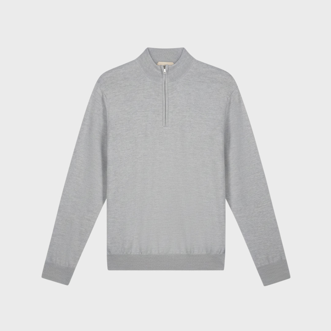 Cashmere Quarter Zipper